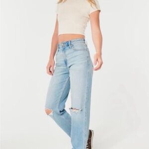 Hollister Ultra High Rise Dad Jeans - Size 27